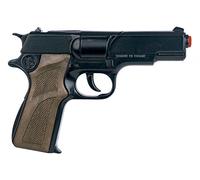Gonher-GON01256 Pistola Policia 8 Tiros, multicolor, 0 (Multimarca GON01256)