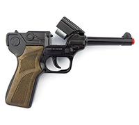 Gonher - Pistola Policía con 8 Disparos, Color Negro (124/6)