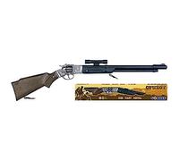 Gonher-Rifle 8 Tiros-Cañon de Plástico, Color Plata, sin Talla (104/0)