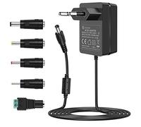 Gonine 9V 1.5A Adaptador de Fuente de alimentación Center Positive 5.5mm x 2.1mm para Arduino UNO R3, enrutador, báscula de Cocina, Bicicleta Schwinn, Entrenador elíptico, etc.