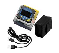 Goniómetro electrónico LCD digital ángulo medidor retroiluminación ángulos transportador convertidor medidor inclinómetro inteligente goniómetro cuerpo reforzado para mayor durabilidad carcasa de