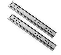 GONMDOPY 1 Par de Guías para Cajones de Extensión Completa, Capacidad de 55 Lb, Guías para Cajones de Alta Resistencia, Kit de Herrajes para Guías Y Rieles para Cajones para Gabinetes./a/25Cm/10Inch