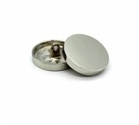 GONMDOPY Botones, 10 Unidades de Botones Redondos de Metal con Vástago Plano para Costura, Prendas de Vestir, Jeans, Chaquetas, Abrigos Y Manualidades Decorativas./N