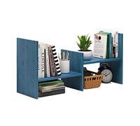 GONMDOPY Estantería, Estante de Almacenamiento para Escritorio de Oficina, Estante de Exhibición de Escritorio Simple, Librería para el Hogar, L 25,2 X An 6,7 X Al 14,2 cm