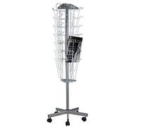 GONMDOPY Estanterías, Archivador, Soporte para Periódicos, Mpara Revistas, Expositor de Datos, Directorio de Suelo, Folleto, Página a Color, Rotación de Estantes, Revistero A4