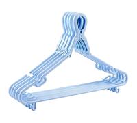 GONMDOPY Perchas para Ropa, Paquete de 5 Perchas Resistentes Al Viento, para Bufandas, Pantalones, Calcetines, Chalecos Y Abrigos,Deslizantes, Ahorran Espacio./Sky/Blue