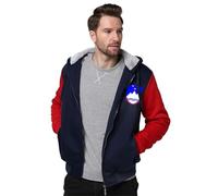 GONMFKM Chaqueta Con Capucha Para Hombre Sudadera De Invierno Con Capucha Cómoda Y Cálida Chaqueta Polar Con La Bandera De Eslovenia Abrigo Informal De Gran Tamaño Para Exteriores Con Cremallera