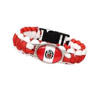 GONMFKM Pulseras Tejidas Con La Bandera De Perú De Moda Pulsera De Colores De La Bandera De Perú De Moda Pulsera Trenzada Hecha A Mano, Joyería Novedosa Trenzada Multicapa Para Hombres, Mujeres, Reg