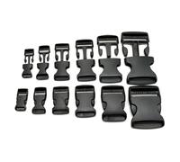 GONMPJZR Hebilla de cinturón 5/10 Uds. 15/20/25/32/38/50mm accesorios de ajuste de mochila de plástico ajustable(Webbing Size 15mm)