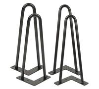 GONMPJZR Juego de 4 Tenedores de 30 cm for Mesa de Centro, Oficina o Comedor. Herrajes Modernos de Metal Duradero, fáciles de Instalar for proyectos de Bricolaje.(30 X 4 Cm)