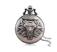 GONMPJZR Reloj Vintage, Reloj de Bolsillo de Acero Inoxidable Vintage, Relojes de Cadena for Hombres y Mujeres Modernos