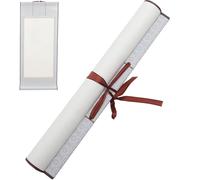GONMPJZR Scroll Paper 2Pcs Blank Hanging Chinese Calligraphy for Brush Ink Writing and Painting Artwork(Gray)