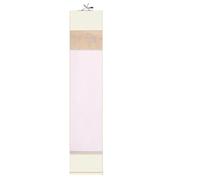 GONMPJZR Scroll Paper Antique Style Blank Hanging - Wax Dyed Xuan, Semi-raw Ready to Write & Hang for Chinese Calligraphy & Wall Decor(Color4,34x175cm)