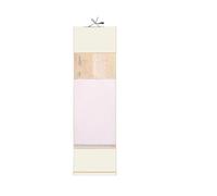 GONMPJZR Scroll Paper Antique Style Blank Hanging - Wax Dyed Xuan, Semi-raw Ready to Write & Hang for Chinese Calligraphy & Wall Decor(Color3,34x95cm)