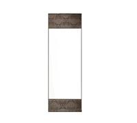 GONMPJZR Scroll Paper Vintage Blank Xuan Hanging Retro Painting Calligraphy Vertical Ancient Style Handwriting Creation(Brown,104 * 32cm)