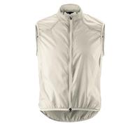 Gonso Chaleco de Ciclismo Road Vest Wind M para Hombre, Ligero, Cortavientos y Transpirable, Reflectante, Compacto, para Running, Gravel y Carretera, Elegante Gris Ceniza, Talla XXL