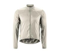 Gonso Chaqueta de Ciclismo Road Jacket Wind M para Hombre, Cortavientos, Ligera e Impermeable, Transpirable, Reflectante, para Gravel y Carretera, Elegante Gris Ceniza, Talla M
