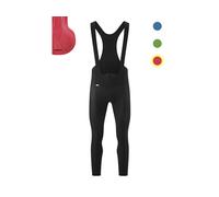 GONSO Culotte térmica con tirantes SITIVO negro/rojo L