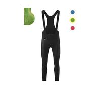 GONSO Culotte térmica con tirantes SITIVO negro/verde L