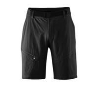 Gonso Hombre Ciclismo Pantalones Cortos Arico, Culotte 2en1 con Inserción Elástica sobre el Asiento, Culotte Abotonable con Badana Relax Gel Comfort, Corte Ancho, Sin PFC, Negro, 5XL