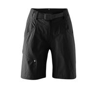 Gonso Mira, Culotte corto de ciclismo para mujer, 2en1 con inserción elástica sobre el asiento, abotonable con badana Relax Gel Comfort, Ajuste ancho, Sin PFC