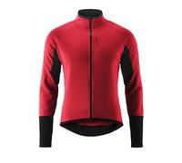 Gonso Road Jacket Softshell 2 M, Chaqueta de ciclismo para hombre, Chaqueta softshell repelente al agua, Cortaviento, G-Shell para un aislamiento térmico óptimo, Ajuste ceñido, Sin PFC