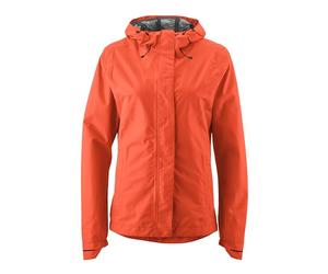 Gonso Save Jacket Essential M, Chaqueta de ciclismo para mujer | Chubasquero impermeable hasta 10.000 mm, Cortavientos, Laminado de 2 capas, Costuras selladas, Ajuste holgado