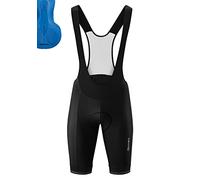 Gonso Sitivo Bib M, Culotte corto con tirantes para hombre, Con badana Sitivo Comfort, Elástico de pierna de silicona de alta elasticidad y antideslizante, Ajuste ceñido