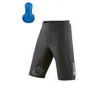 Gonso Sitivo - Pantalones Cortos para Hombre, Hombre, Pantalones Cortos, 15302, Black/Skydiver., Medium