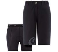 Gonso Sitivo - Pantalones Cortos para Mujer, Color Negro, Talla 44