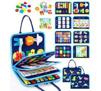 Gontence Juguetes Niños 2 3 Años - Busy Board - Montessori 1 Año - Juegos Educativos Niños 2 3 4 5 Años - Regalo Niño - Tablero Montessori Juguetes Sensoriales