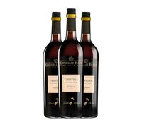 González Byass Cristina Medium Dry Semi-Seco Semi-Dulce Jerez-Xérès-Sherry 75 cl Vino generoso (Caja de 3 Botellas de 75 cl)
