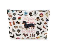 GONZTEL 1 Pieza Bolsa de Cosméticos de Viaje de Lona, Multifuncional, Gran Capacidad, Makeup Bag, con Cremallera, Neceser de Maquillaje Portátil, para Viajes y Uso Diario, Compresas Día de la Madre