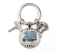 GONZTEL 1 pieza Llavero Camper, Práctico y Estiloso, Camping Accesorios, de Autocaravana, Llavero Personalizado, Diseño Atractivo, Regalo Versátil, Accesorio Elegante