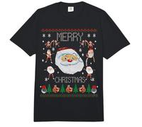 Goo Goo Gaga Papá Noel Feo Navidad Comfort Colors Adult Heavyweight T-Shirt