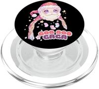 Goo Goo Gaga Papá Noel Kawaii PopSockets PopGrip para MagSafe