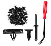 GOOACC 6506007AA 68039280-AA 6030441 Kit de remaches ciegos de parachoques, molduras y guardabarros, 60 piezas, para Jeep Wrangler, Chrysler, Ford, GMC, incluye herramienta para quitar sujetadores