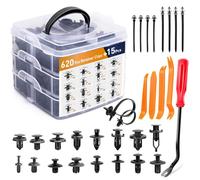 GOOACC - Clips de retención del Panel de Puerta del Coche, Borde, 625Pcs Clips + 5 Fastener Remover