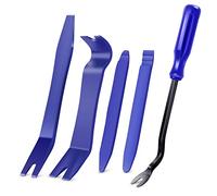 GOOACC Kit de Herramientas de extracción de molduras automáticas, Kit de Herramientas de Palanca antiarañazos, para Panel de Clip de Puerta de Coche y desmontaje de Tablero de Audio, 5 Unidades