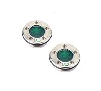 GOOACTION Golf Custom Putter Weights Green Cuatro Leaf Lucky Clover Pattern 2 unidades 10 g Compatible con Select Newport Studio Design California GoLo Futura X Series Putter Clubs