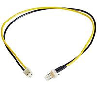 Goobay 1026345346 - Cable de alimentación para PC (10 x 93628, Conector Macho de 0,3 m, Conector Hembra de 3 Ventiladores de 2 Pines)