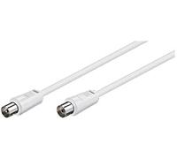 Goobay 11514 cable de antena, conector coaxial niquelado a toma coaxia