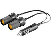 Goobay 11766 cambiador de género para cable cigarette lighter 2x ciga