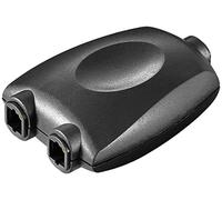 Goobay 11921 - Conmutador de Audio Digital Toslink (1 a 2, 2 Conectores Toslink), Color Negro