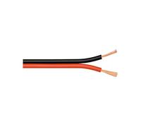 Goobay 15023 cable de audio 100 m Negro, Rojo - Cables de audio (100 m, Negro, Rojo)