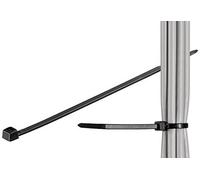 Goobay 17070 - Abrazadera para cables (nailon resistente a la intemperie, 150 mm, 3 6 mm)