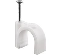 Goobay 17084 abrazadera para cable blanco 100 pieza(s)