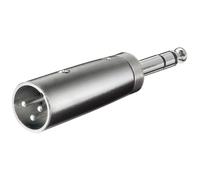 Goobay 2 Pzs. Adaptador De Enchufe Jack 6,3mm/XLR Macho Estéreo