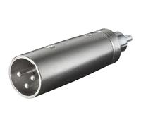 Goobay 2 Unidades Adaptador De Enchufe Cinch Macho A XLR Macho