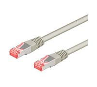 Goobay 25m cat6-2500 - cable de red (25 m, rj-45, rj-45, gris)
